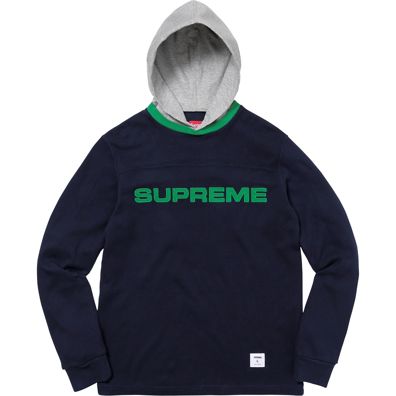 Hooded Waffle Ringer view 4
